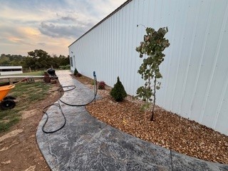 Sharp Edge Pathway Installation